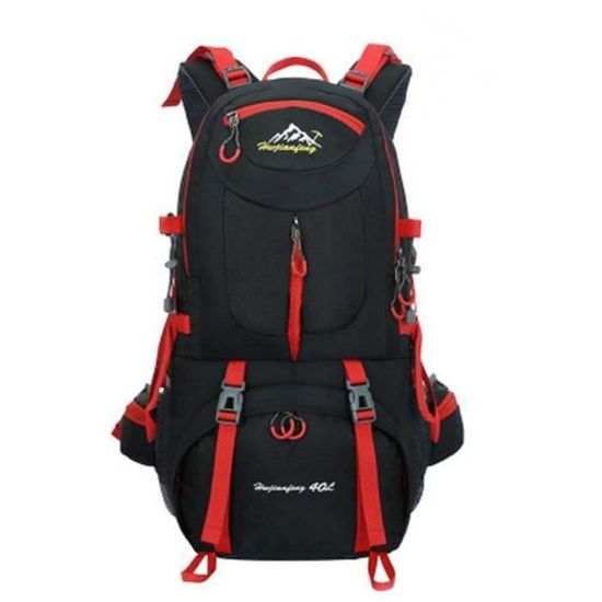 40L sac à dos de voyage,Outdoor randonnée Camping sac à dos en étanche（50*30*18CM）--noir CHR9956