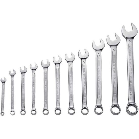 Clé Mixte Gedore RED 15 Mm – Clé à Molette Et à œil, Acier Chromé, Longueur 18,5 Cm