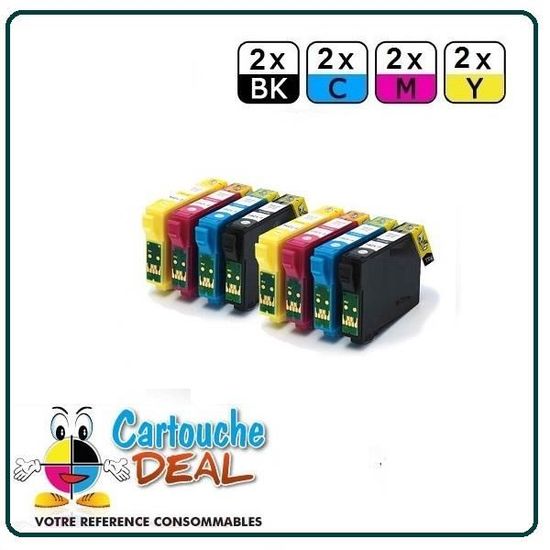 Cartouches D'encre Génériques Pour Imprimantes Canon SX430 SX435 - Compatibles T1285/T01285/1285