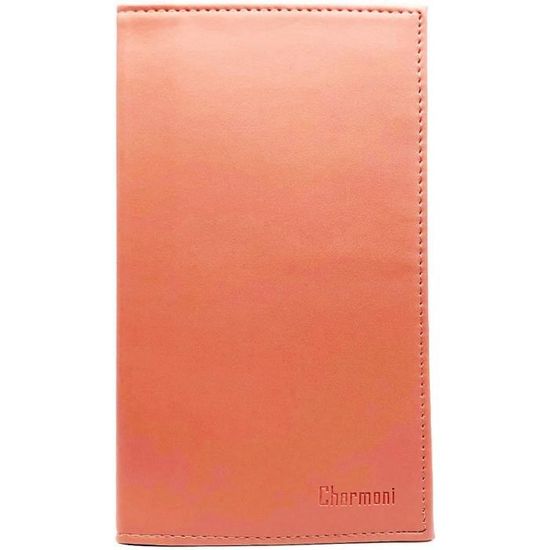 Charmoni - Jay - Etui Porte chéquier Talon en Haut - 2 emplacements Porte Carte crédit - pièce d'identité - Cuir Vachette - 11 cm X 19 cm (Bleu foncé Charmoni - Jay - Etui Porte chéquier Talon en Haut - 2 emplacements Porte Carte crédit - pièce d'identité - Cuir Vachette - 11 cm X 19 cm (Bleu foncé