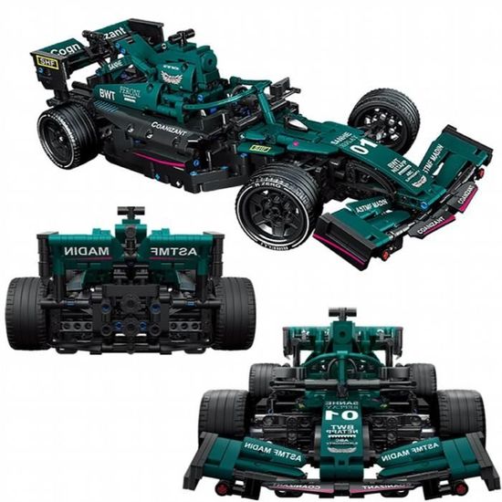 BuzzoXerex Bloc De Construction Voiture, 1110 Pièces Super Voiture De Sport Briques De Construction Set, 1:14 Maquette Voiture A Construire Set Pour 14+ Enfants Et Adultes (Dégradé De Blanc