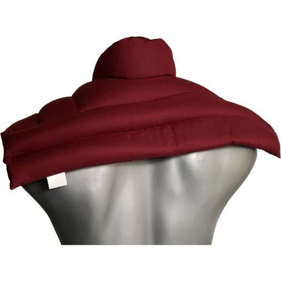 Coussin De Nuque Avec Col Montant - Cherry-Black - Coussin Aux Graines