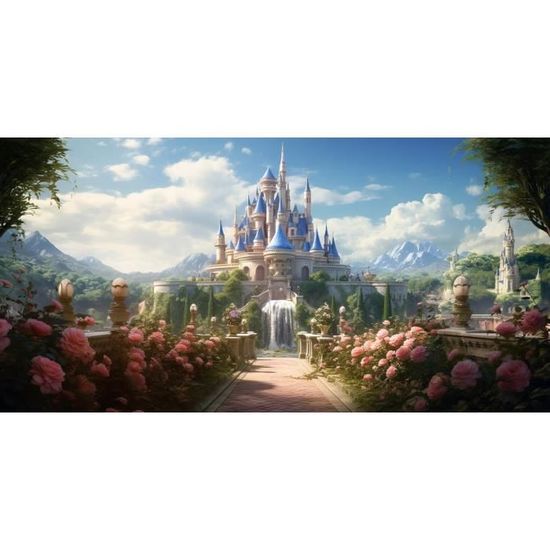 2 Kits Diamond Painting Château 30x40cm - Peinture Diamant Enfant/Adulte Pour Décoration Murale DIY