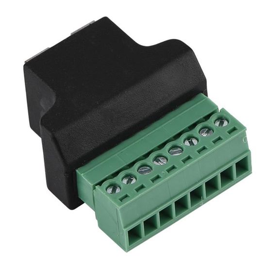 Connecteur Adaptateur Fiche Ethernet RJ11 6P4C Mâle Vers 4 Broches