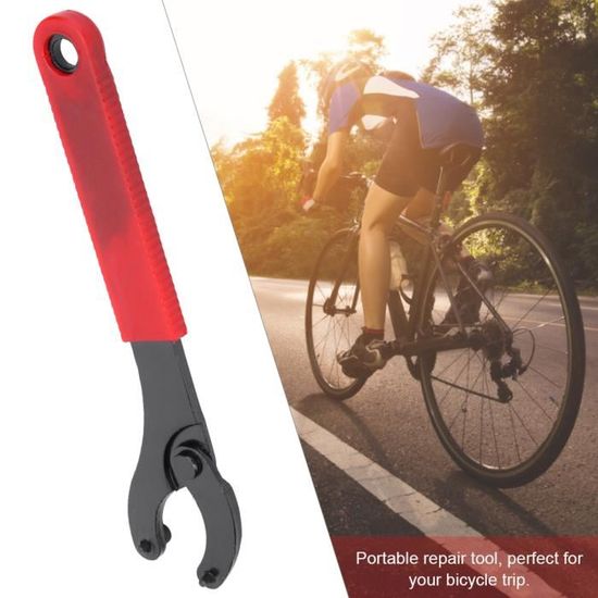 2 pieces VTT pignon fixe support de pedalier outil volant anneau de verrouillage cle de caractere QIN Cdiscount Sport