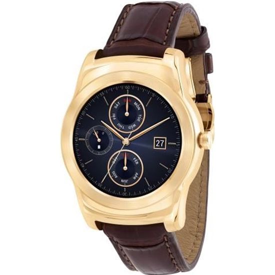Montre intelligente LG Watch Urbane W150 - 4 Go - Bluetooth - Jaune - Etanche