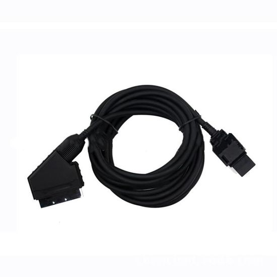 Câble Péritel RGB 1,8 M - Pour PS1, PS2, PS3, Connecteur AV Vers TV