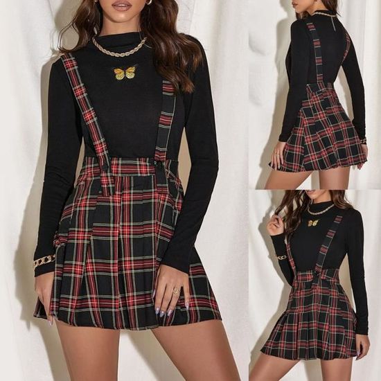JUPE KILT Jupe trap ze pliss e carreaux la mode pour femmes