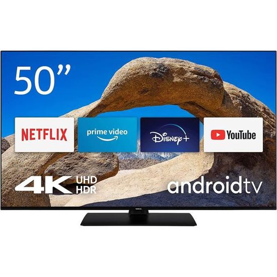 TV LED Smart Android Nokia 50" 126 cm 4K Ultra HD - Bluetooth - Audio Dolby - Netflix - Chromecast