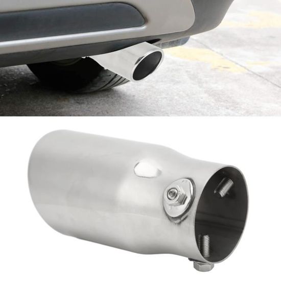 Embout D'échappement En Acier Inoxydable Pour Voiture - Diamètre Environ 1580mm, Couleur Argent, Neuf Générique