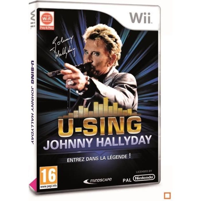 U SING JOHNNY HALLYDAY / Jeu console Wii
