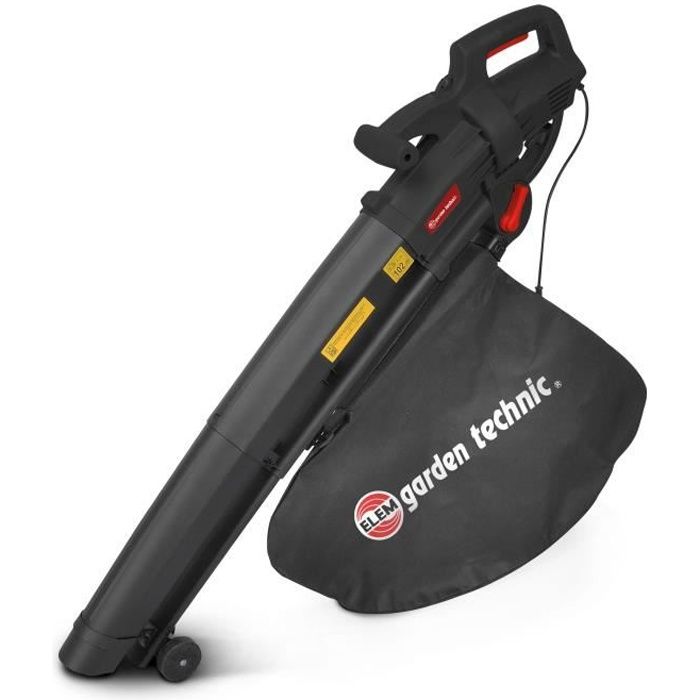 ELEM GARDEN Aspirateur souffleur de feuilles 3000W