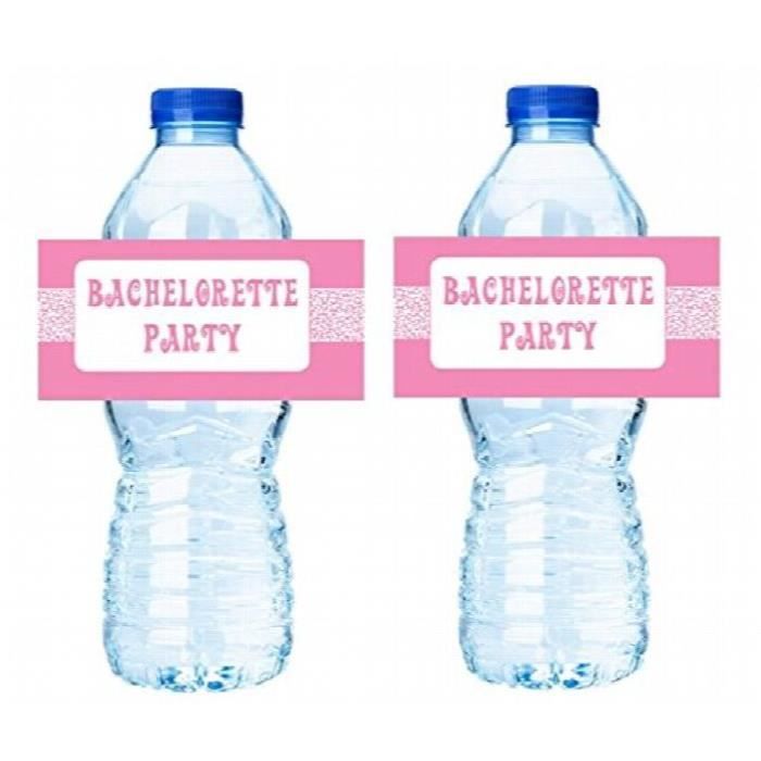 Medecine Ball décorations de fête de célibataire - autocollants étiquettes de bouteille d'eau 15ct B1SJW