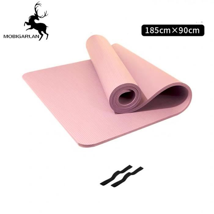 Tapis de Yoga Antidérapant - Tapis Yoga Antidérapant Écologique - Tapis pour Yoga Et Pilate - Matelas Yoga - Yoga Mat 185 x 90 cm