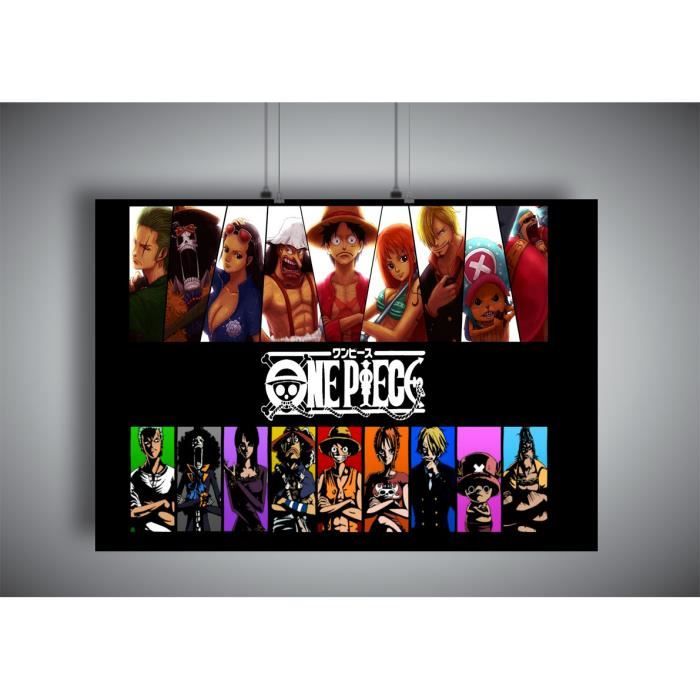 Poster One Piece All Characters Anime Manga - A3 (42x29,7cm)