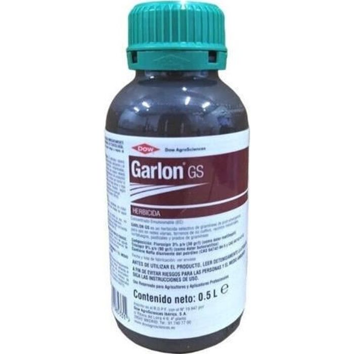 Herbicide Garlon Désherbant sélectif Gazon jardin fluroxypyr herbe ronce 500ml