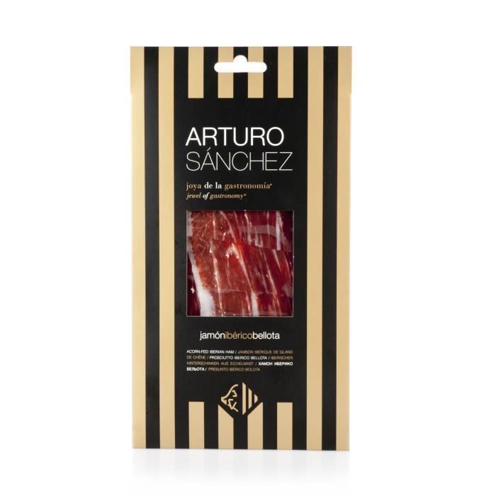 Jambon pata negra iberique nourri de glands coupe a la main grande reserve speciale Arturo Sanchez