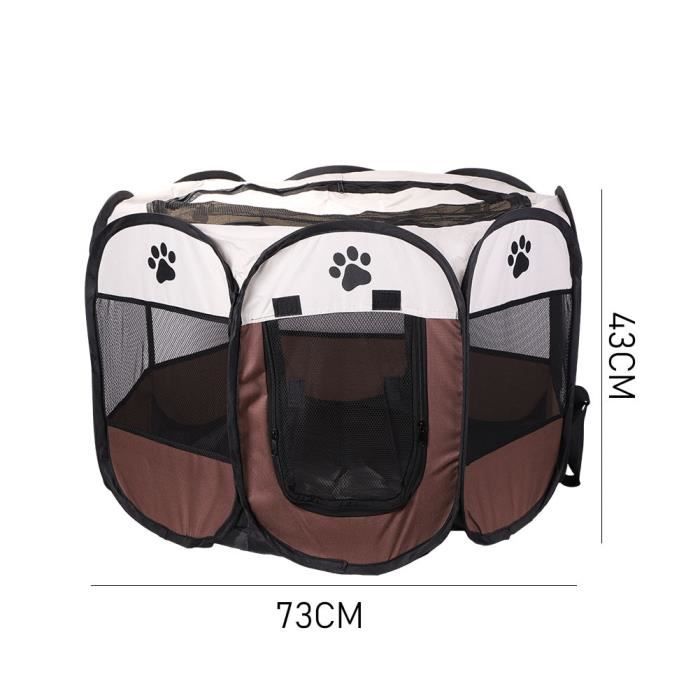 Café 2 - Cage pliable Portable pour animaux de compagnie, parc, tente, chambre pour chiot, Cage d'exercice, e
