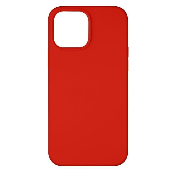 Coque iPhone 13 Compatible Magsafe Finition Soft-Touch rouge Rouge