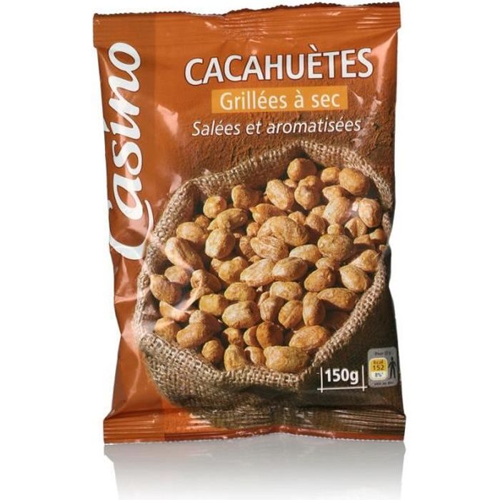 Cacahuètes grillées salées - 150 g