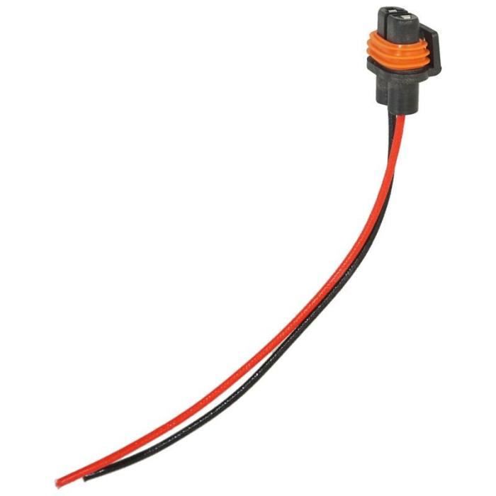 SUPPORT PORTE AMPOULE UNIVERSEL 12V H8 H9 H11 CONNECTEUR PHARE FICHE DOUILLE VOITURE MOBYLETTE SCOOTER MOTO