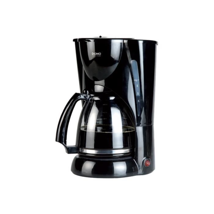 DOMO DO470K Cafetière 14 tasses noir
