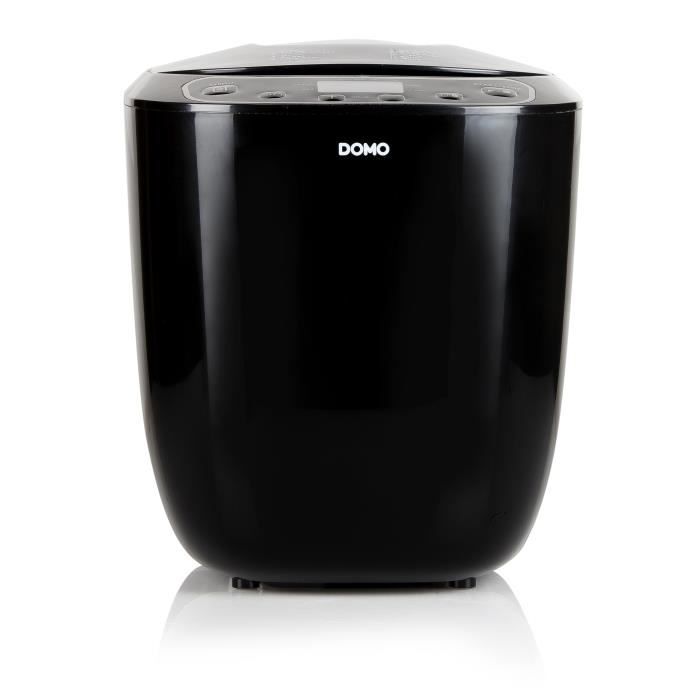 DOMO B3973 Machine à pain automatique - 12 programmes - pains de 700 ou 1000g - Noir