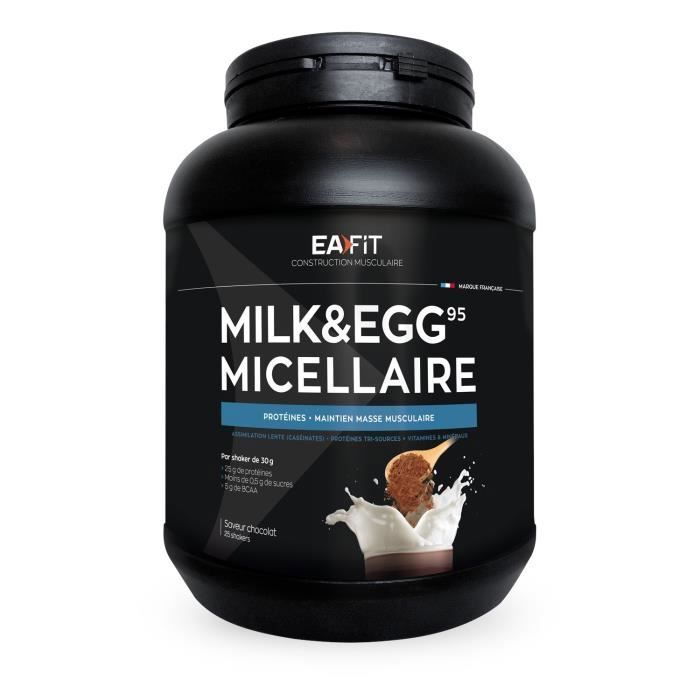 Eafit Milk & Egg 95 Goût Chocolat 750g +25% Offert