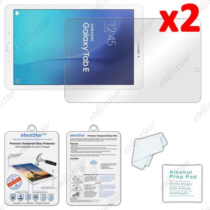 ebestStar pour Samsung Galaxy Tab E 9.6 T560, T561 Film protection écran VERRE Trempé anti casse anti-rayures