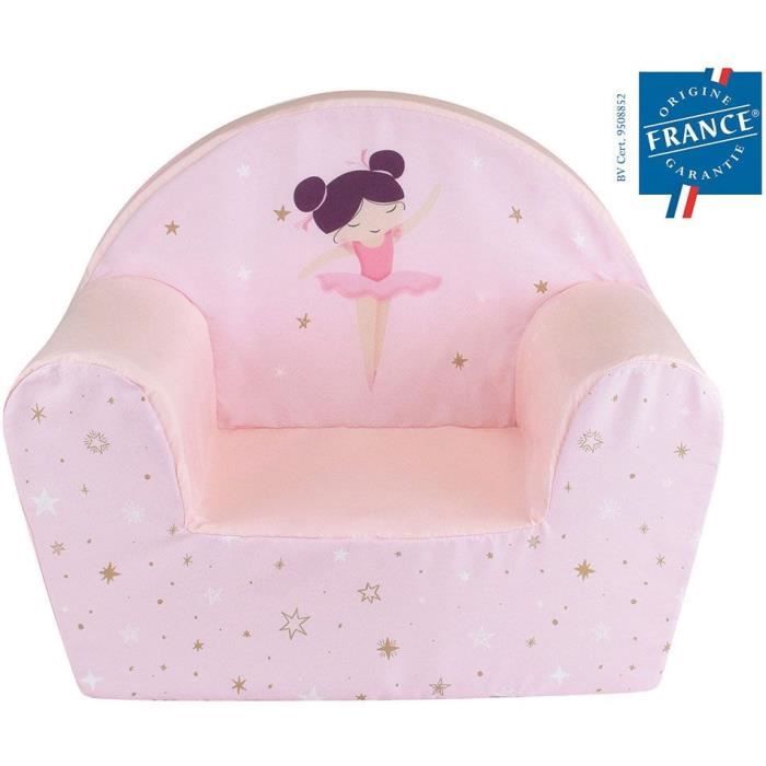 FUN HOUSE Danseuse Ballerine Fauteuil club - l.52 x P.33 x H.42 cm - Pour enfant origine France garantie