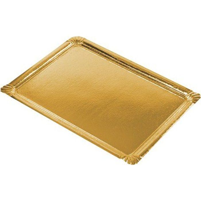 5 PLATEAUX DE SERVICE - OR 34*45.5 CM Or