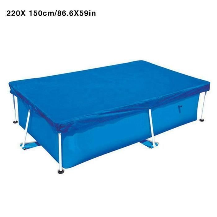 Couverture rectangulaire résistante à la poussière de couverture de piscine imperméable UV de natation
