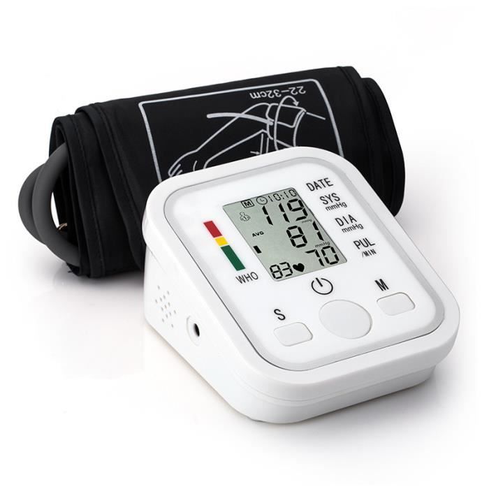 Swonuk® Tensiomètre de bras électronique avec écran LCD et Diffusion vocale,outil de mesure tension familial