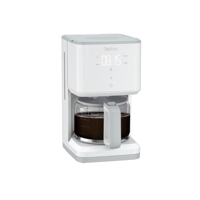 TEFAL CM693110 Sense Cafetière filtre, Ecran intuitif, Utilisation facile, Douchette extra large, Fonction Aroma
