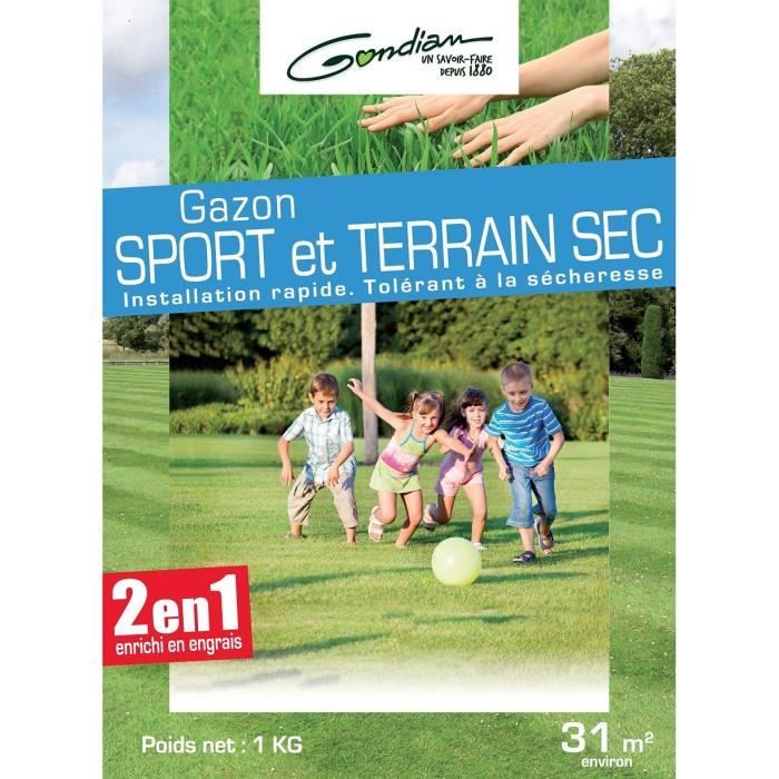 GONDIAN Gazon sport&terrain sec - 1 kg
