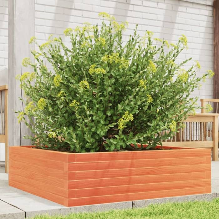 Vidaxl Jardinière 80x80x23 cm - Cire