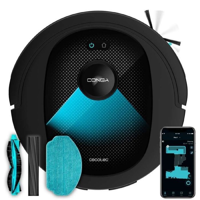 Robot aspirateur - CECOTEC - Conga 8490 Ultimate - 7000 Pa - Navigation laser - Autonomie 170 min - Cecotec