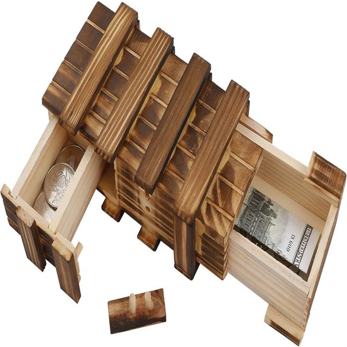 Boite Casse Tete Boite Secrète Bois 2 Boîtes Secrètes En Bois - Casse-tête Magique Avec Compartiments Cachés - Jeu éducatif Adulte/enfant Boîte Cadeau Mystère Escape Box Boite Casse Tete Boite Secrète Bois 2 Boîtes Secrètes En Bois - Casse-tête Magique Avec Compartiments Cachés - Jeu éducatif Adulte/enfant Boîte Cadeau Mystère Escape Box