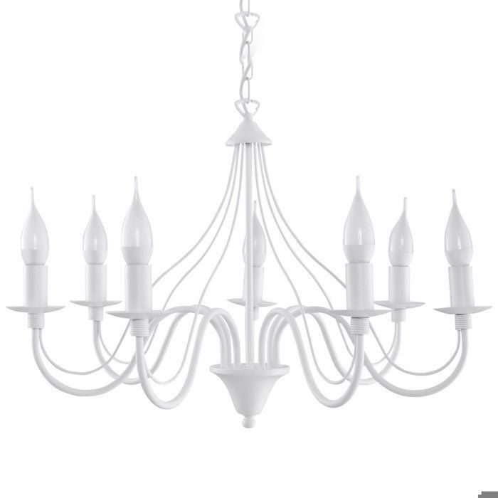 Lustre en Acier - MINERVANEBULA - Blanc - IP20 - Max 10W LED - E14 - Style Moderne Lustre en Acier - MINERVANEBULA - Blanc - IP20 - Max 10W LED - E14 - Style Moderne