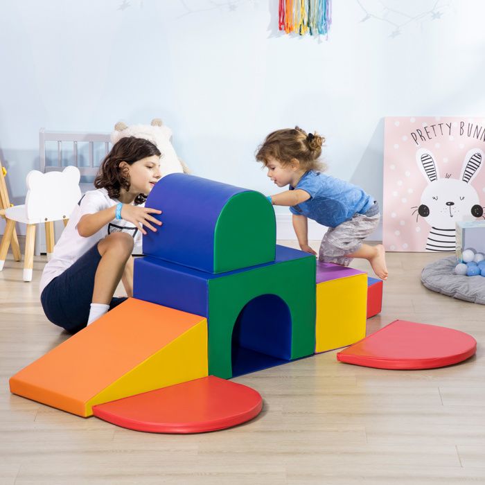 7 blocs de construction en mousse XXL - jeux éducatif - module ...