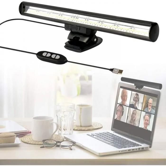 Lampe LED USB pour écran dordinateur 10 luminosités 3 températures