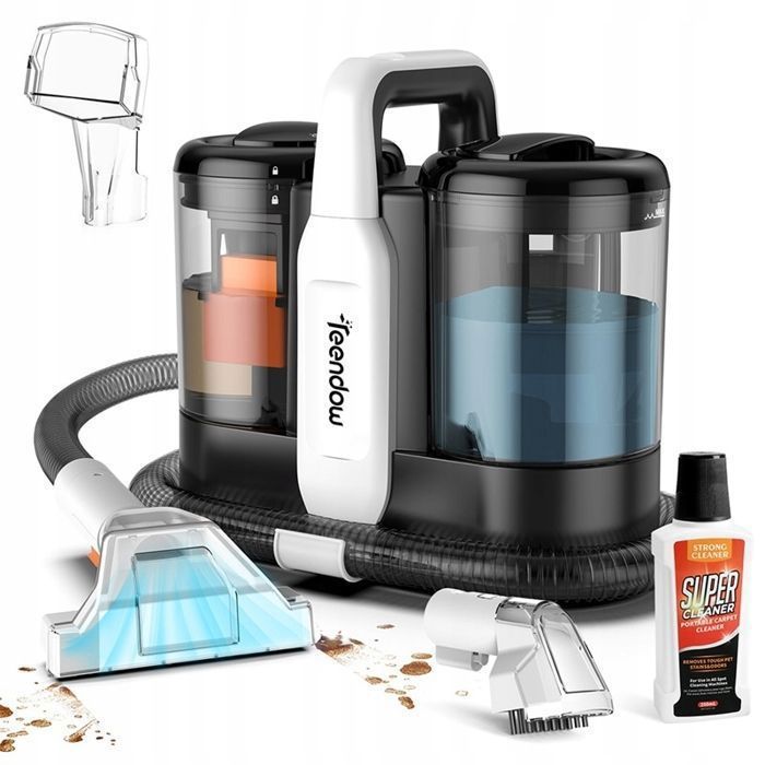 Aspirateur - TEENDOW - C5 - 500 W - Double réservoir - 11 kPa - Idéal pour les canapés les tapis et les escaliers