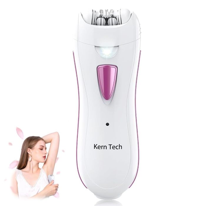 épilateur – Kern Tech – épilateur électrique pour femmes – appareil d’épilation pour tout le corps – rechargeable par USB - noir
