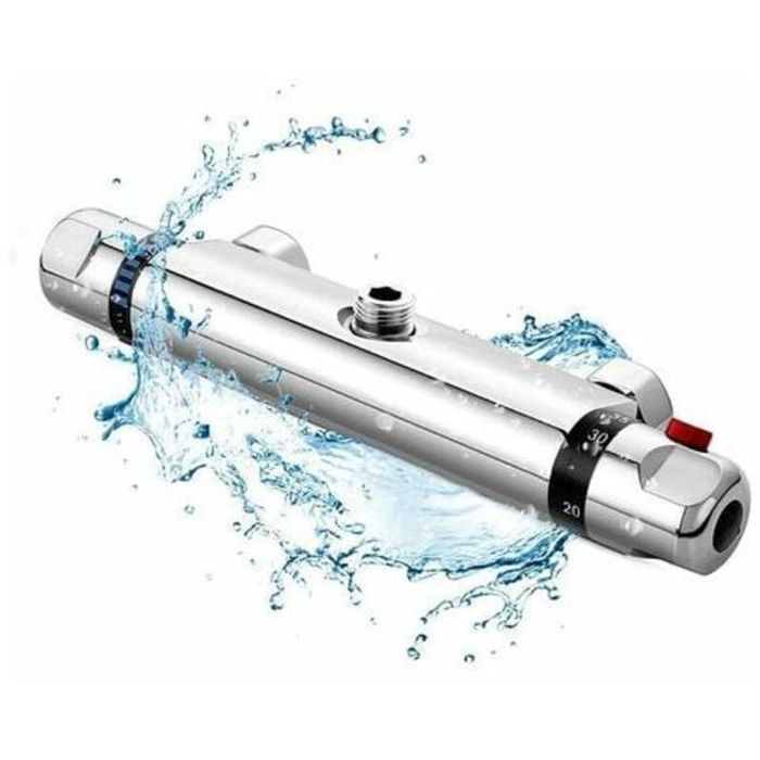Mitigeur thermostatique douche - OKZ - Zorvexis Rovina - Cuivre - Anti-brûlure 38℃ - Réglage précis température