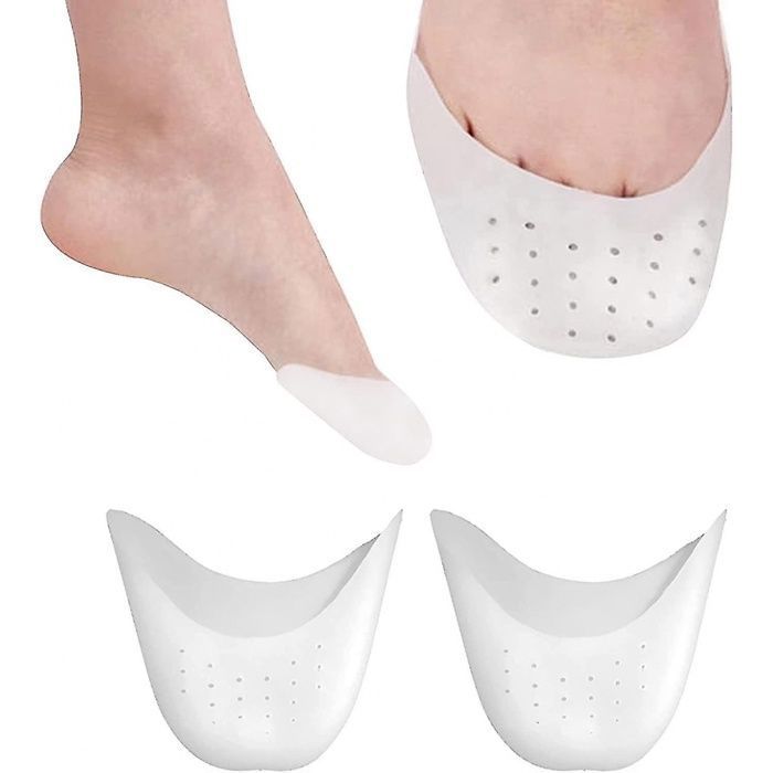 Embouts dorteils en silicone souples pour pointes de ballet embouts dorteils perforés 2 paires (embouts dorteils)