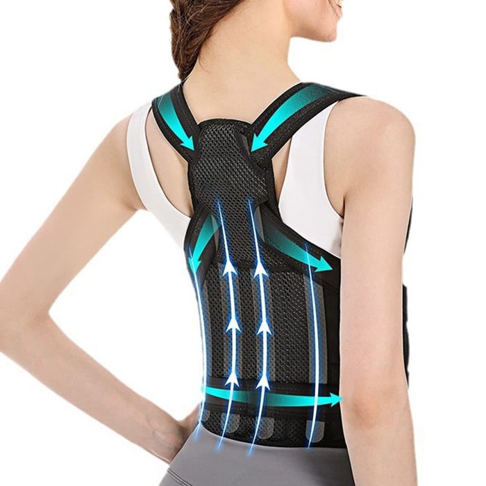 Ceinture de correction de posture pour taille 80-90 cm ceinture de correction invisible pour adulte avec bandes de soutien - Dofilo