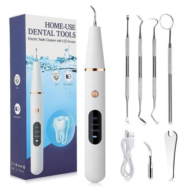 Détartreur Dentaire à Ultrasons Peicon - Pour Un Nettoyage à Domicile - Kit Neuf