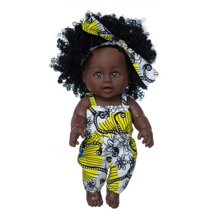 Jeu D Adresse Peau Noire Bebe Noir Africain Mignon Cheveux Boucles Dentelle Jupe 12 Pouces Vinyle Jouet 4125be Cdiscount Jeux Jouets