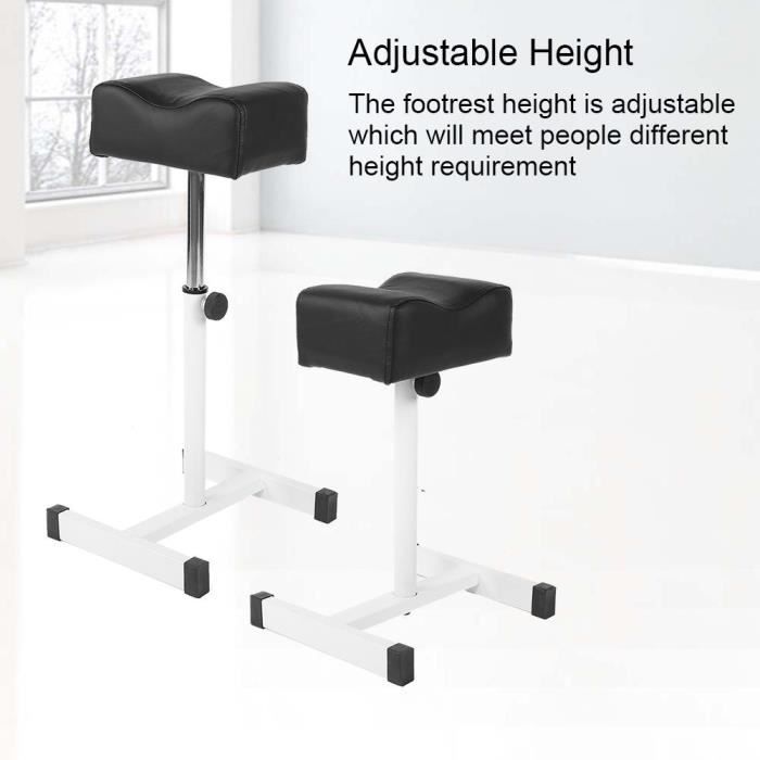 Chaise De Pédicure Avec Repose-pieds Antidérapant - Tabouret Portable Pour Soins Des Pieds à La Maison Ou En Salon