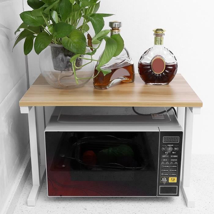Support A Four A Micro Ondes Rack De Rangement Blanc Achat